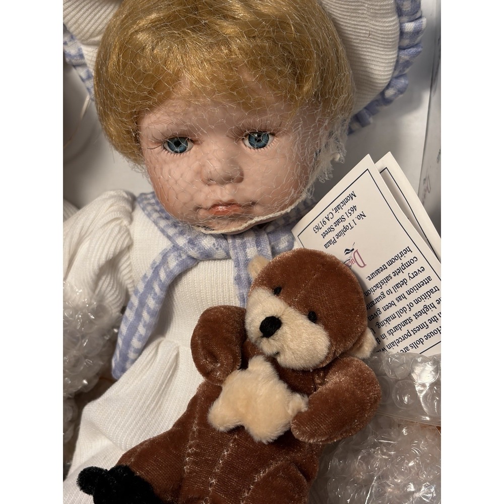 Duck House Heirloom Dolls 961/5000 Numbered Boy & Girl Set Becca & Blake NIB - Picture 5 of 16